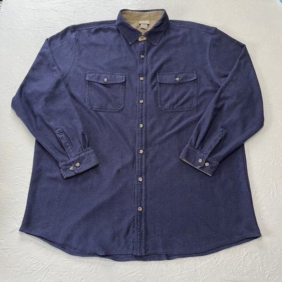 L.L. Bean Shirts Ll Bean Size Xl Large Tall Chamois Cloth Long